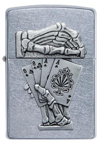 Zippo Dead Mans Hand Emblem Design Zippo